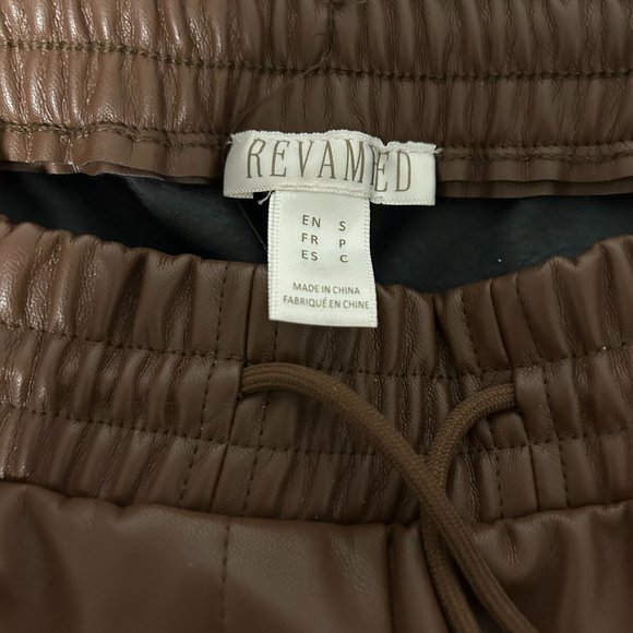 FAUX LEATHER PANTS (Cargo style) - Picture 2 of 2